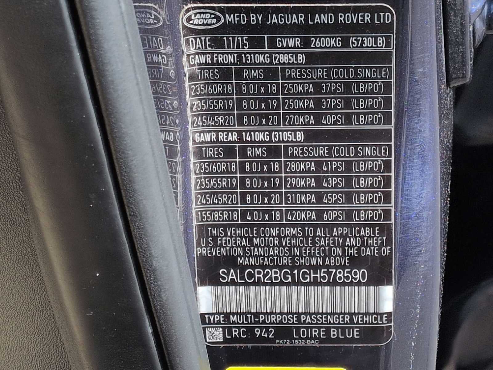 2016 Land Rover Discovery Sport HSE