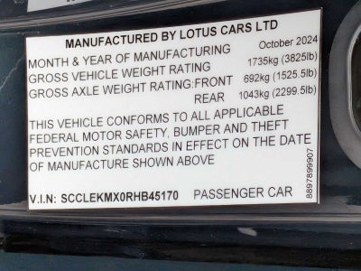 2024 Lotus Emira First Edition