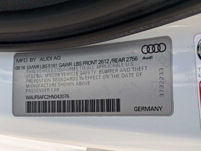 2017 Audi A6 Premium