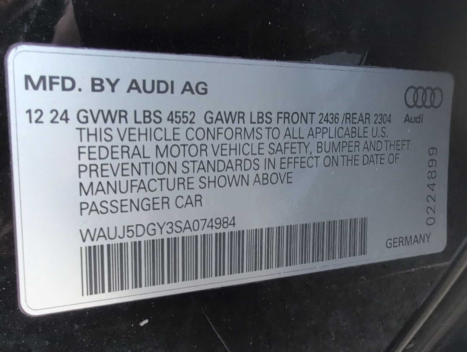 2025 Audi S3 Prestige