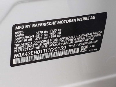 2026 BMW 7 Series 750e xDrive
