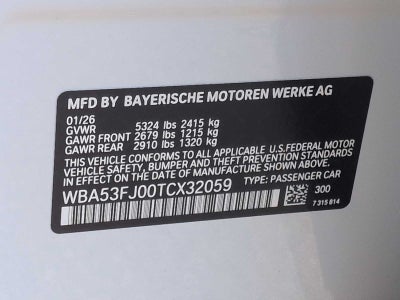 2026 BMW 530i 530i xDrive