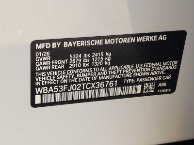 2026 BMW 530i 530i xDrive