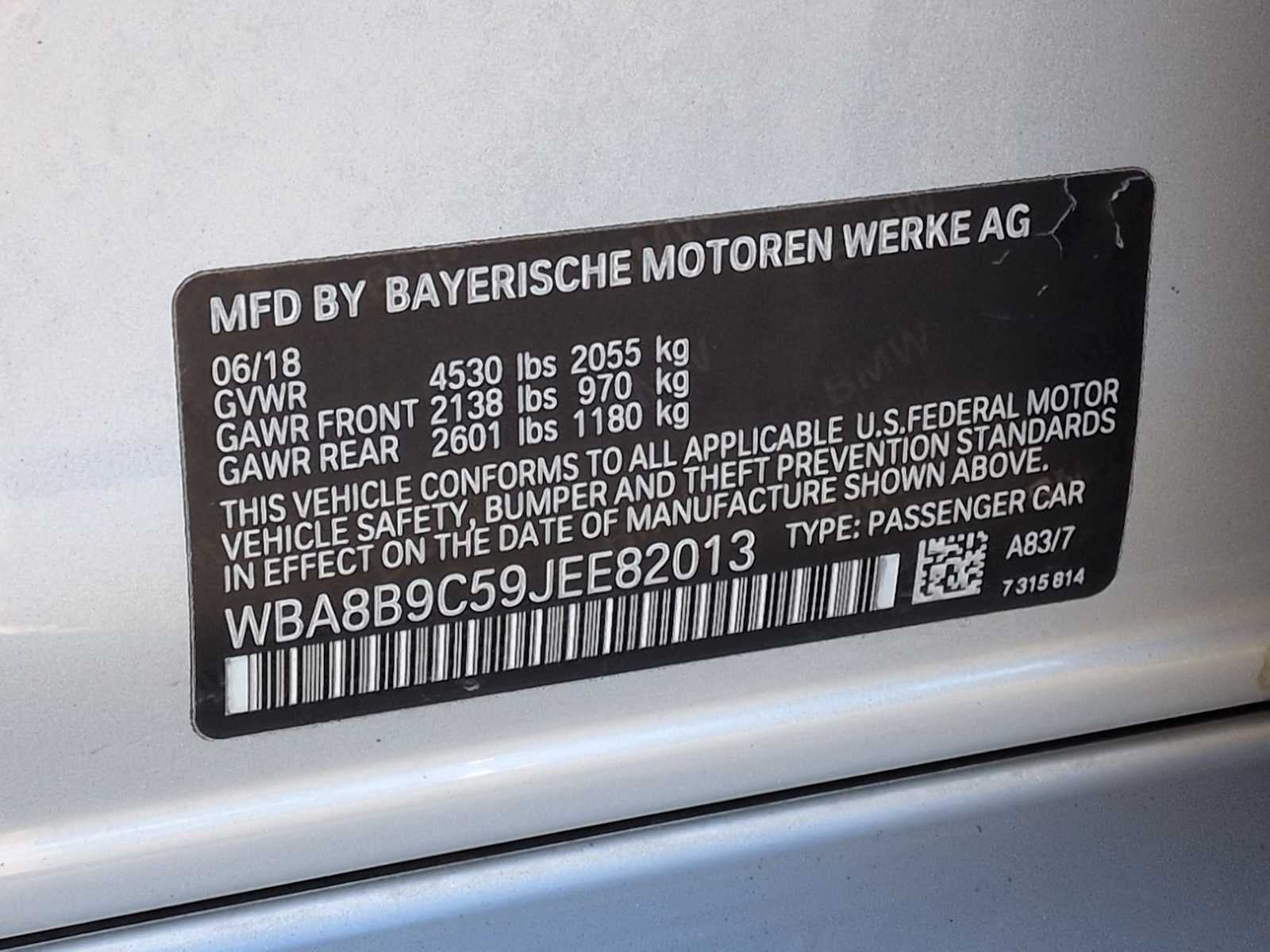 2018 BMW 3 Series 330i