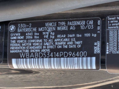 2004 BMW 330Ci 330Ci