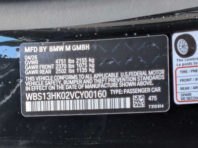 2027 BMW M4 Base