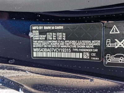 2027 BMW M4 Competition xDrive