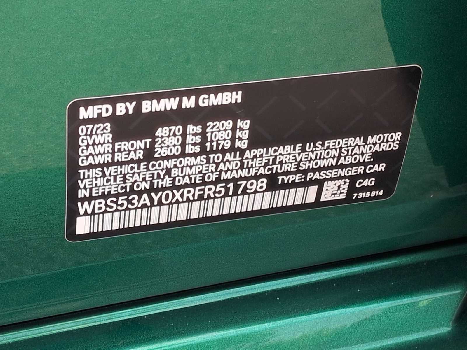 2024 BMW M3 Sedan