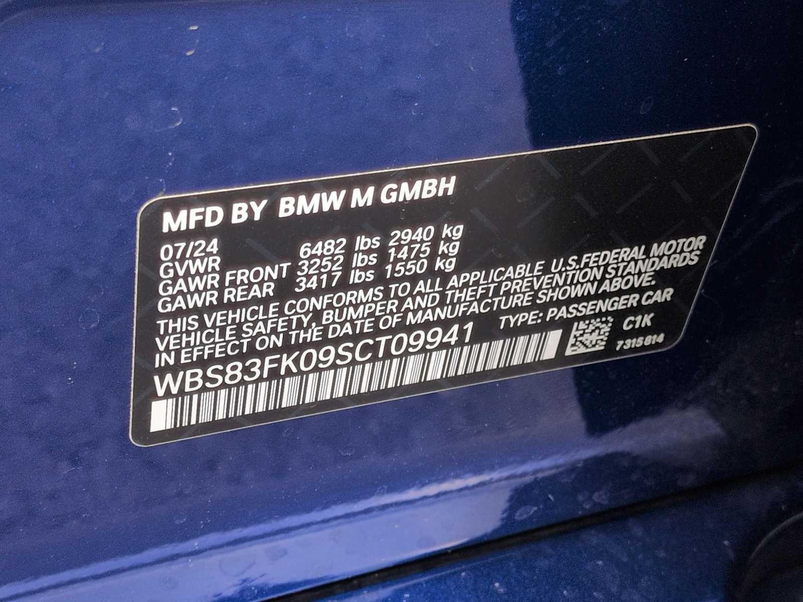 2025 BMW M Models Sedan
