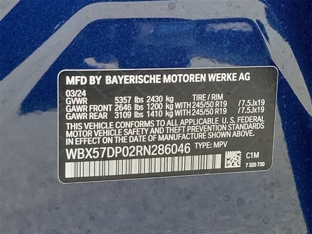 2024 BMW X3 Base