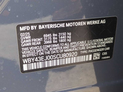 2025 BMW i7 eDrive50