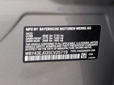 2025 BMW i7 eDrive50