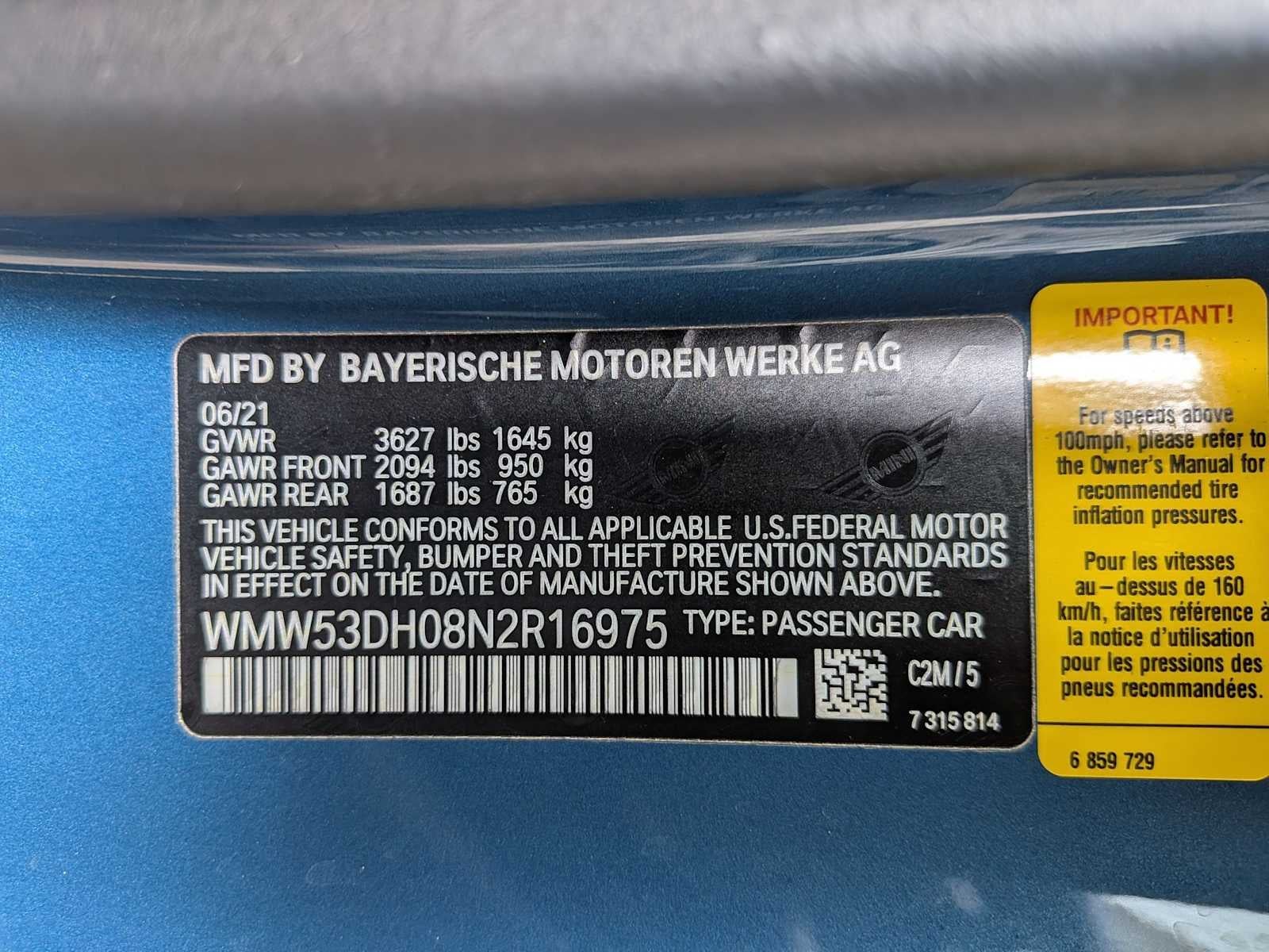 2022 MINI HARDTOP 2 DOOR SIGNATURE