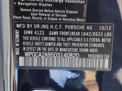 2013 Porsche 911 Carrera