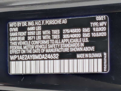 2021 Porsche Cayenne E-Hybrid