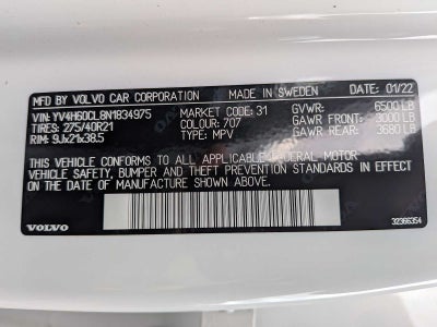 2022 Volvo XC90 Recharge Plug-In Hybrid Inscription