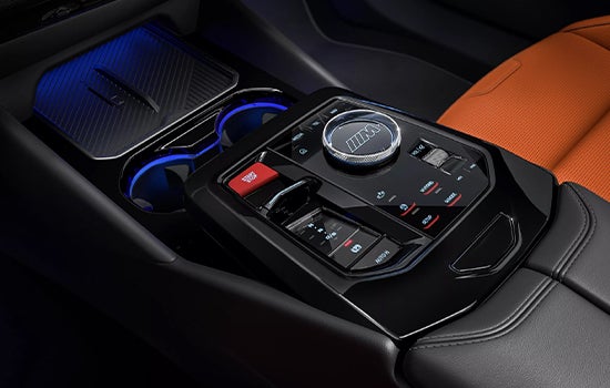 The M-specific center console. | BMW of Sterling in Sterling VA