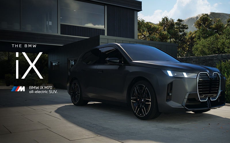 The BMW iX M70 parked. Click to learn more. | BMW of Sterling in Sterling VA