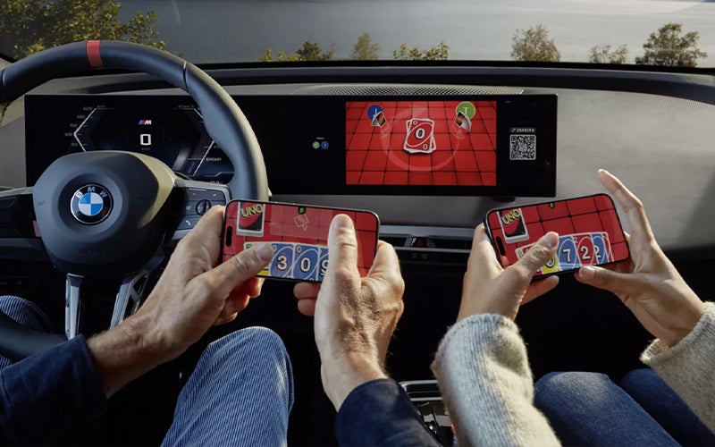 The BMW Curved Display AirConsole. | BMW of Sterling in Sterling VA