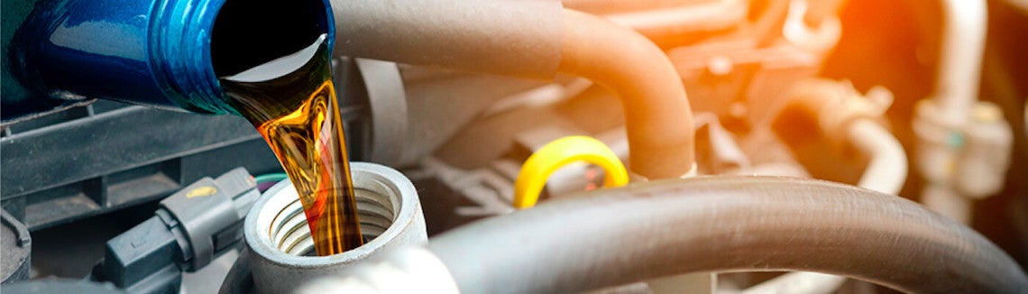 Adding oil to engine