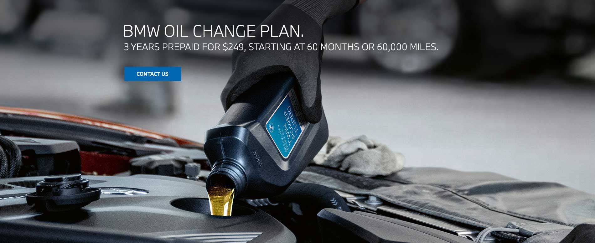 BMW Oil Change Plan